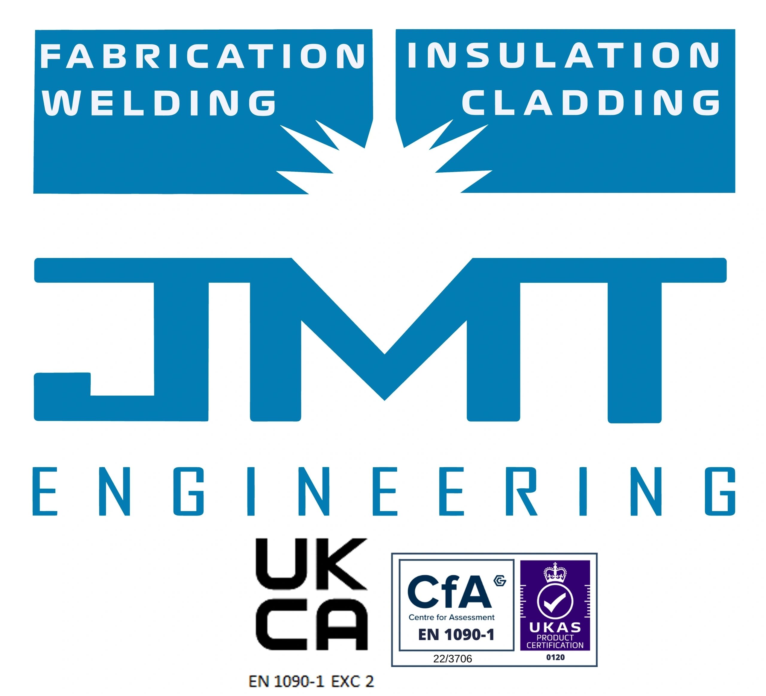 JMT Engineering certifications — EN 1090-1, UKAS Product Certification, Centre for Assessment